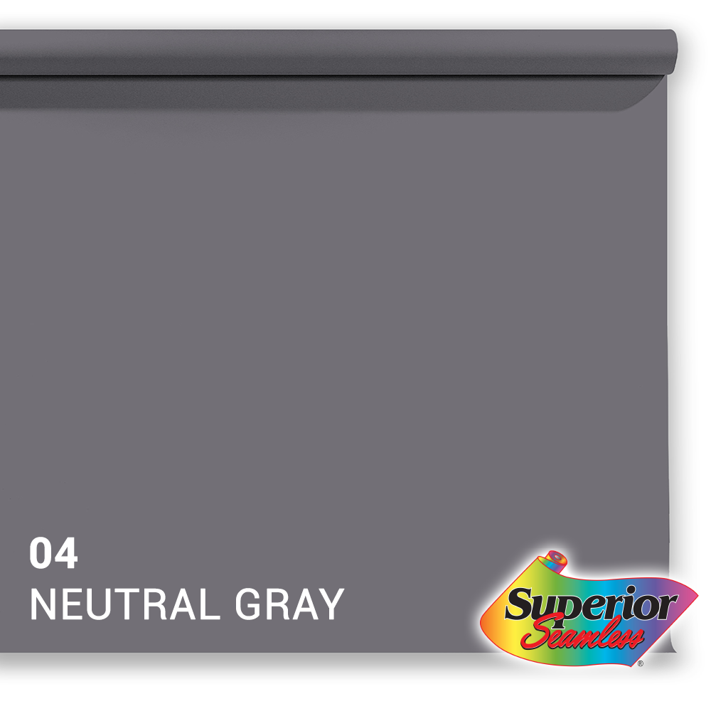 Überlegener Hintergrundpapier 04 Neutral Grau 1,35 x 11m