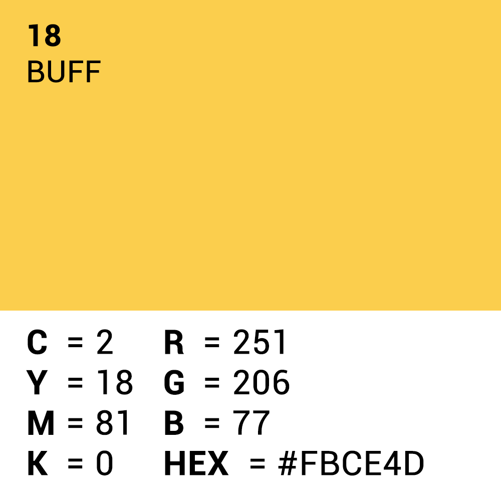 Überlegener Hintergrundpapier 18 Buff 1,35 x 11m