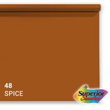 Hochwertiges Hintergrundpapier 48 Spice 1,35 x 11 m