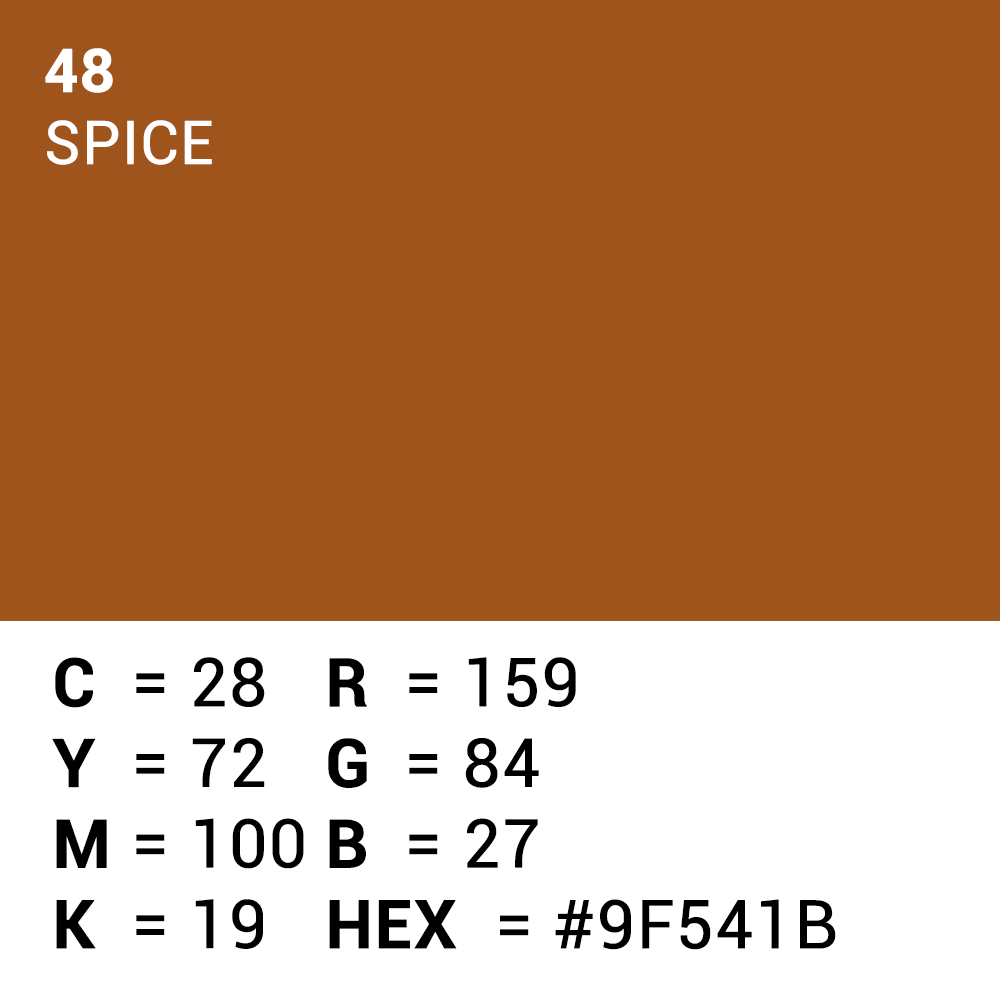 Hochwertiges Hintergrundpapier 48 Spice 1,35 x 11 m