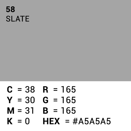 Überlegener Hintergrundpapier 58 Schiefergrau 1,35 x 11 m
