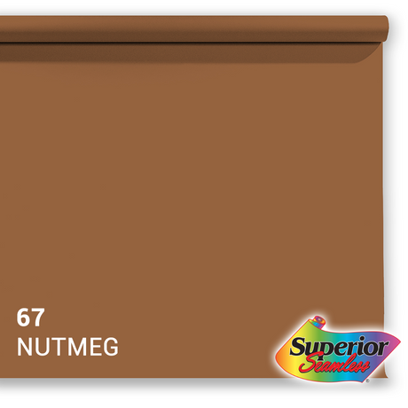 Überlegener Hintergrundpapier 67 Muskatnuss 1,35 x 11m