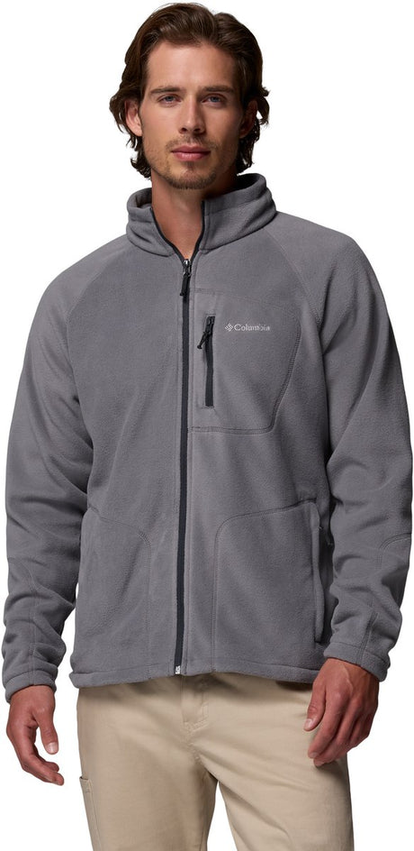 Columbia Fast Trek II Weste Herren mit Reißverschluss – Fleeceweste Herren – Outdoorweste – Grau – Größe S