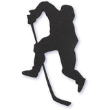Creativ Firmenetikett, Eishockeyspieler, Größe 54x64 mm, schwarz, 10 Stück 1 Box