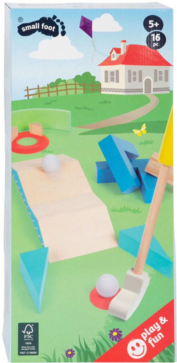 Kleiner Fuß - Holz Minigolf, 20dlg.