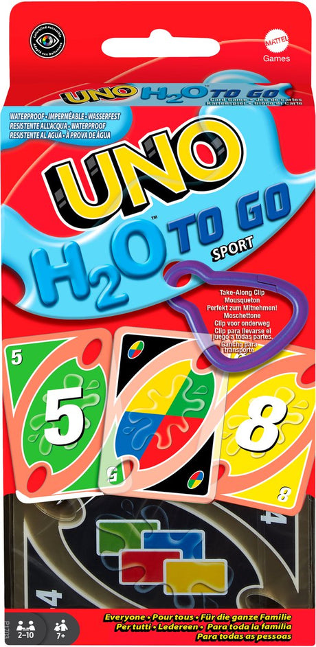 Mattel Games Uno H2O to Go – Kartenspiel