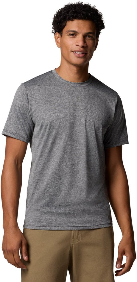 Columbia Hike™ Crew Herren-Outdoor-Shirt – Black Heather