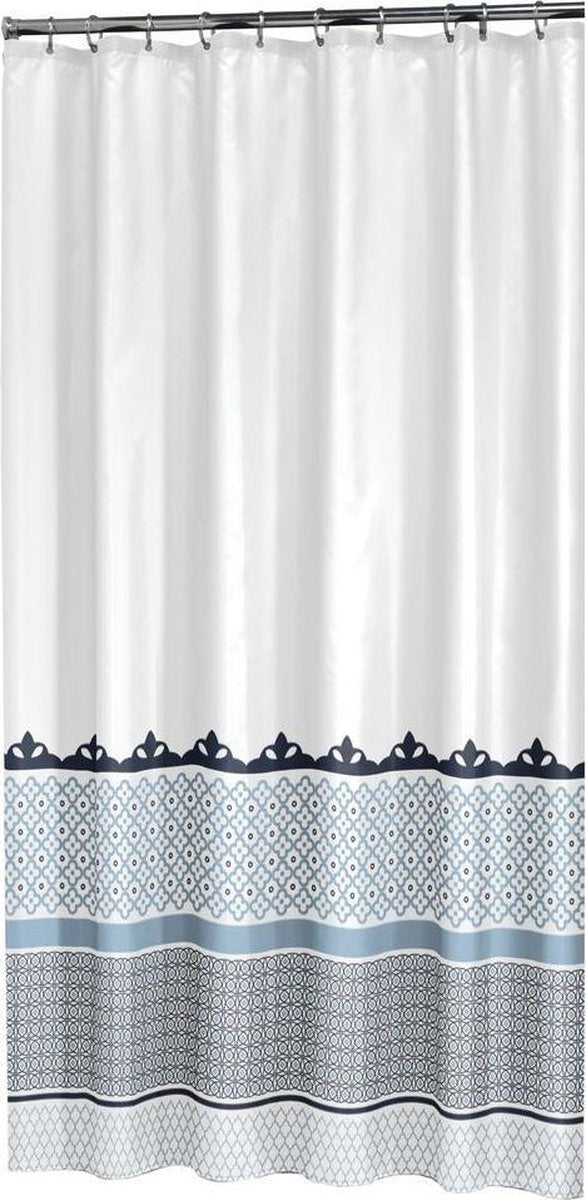 Dichtungsfeuchen -Duschvorhang Marrakesch 180 cm Blau 235281324