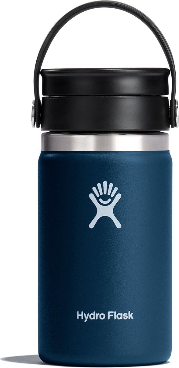 Hydro Flask Kaffeetasse mit breitem flexiblem Trinkdeckel (354 ml) – Indigo