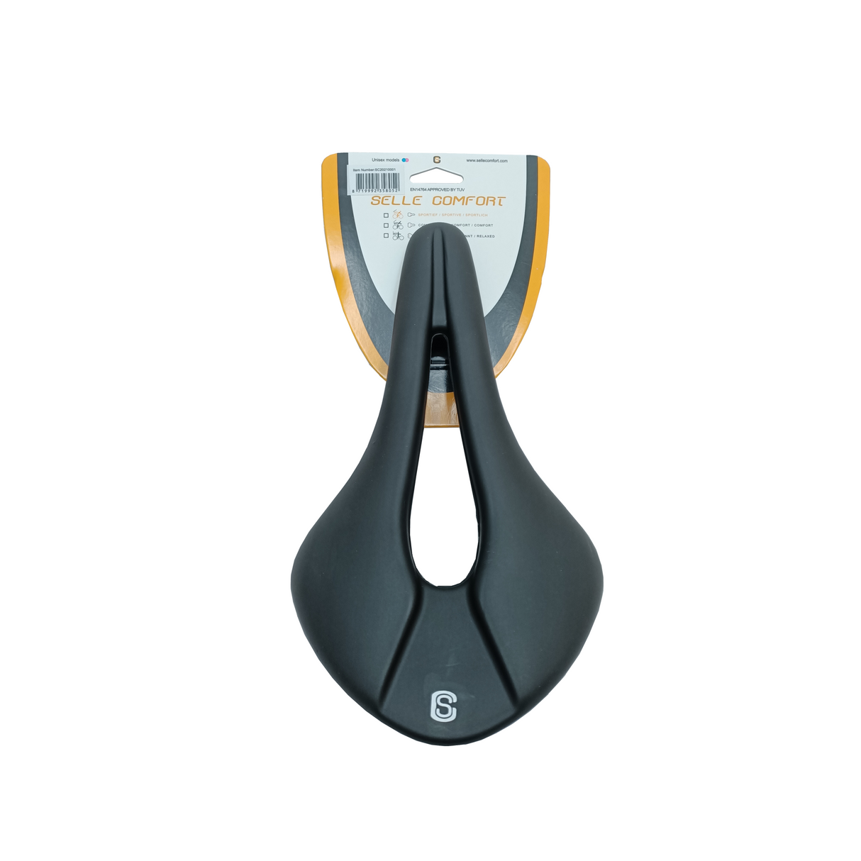 Selle Comfort Sattelrennen. Länge 26,5 cm Breite 134,5 cm ohne Schlinge