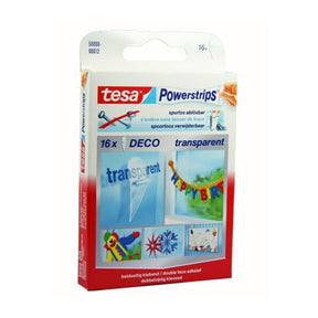 Steckdosenleisten tesa deco transparent 15 x 81 mm