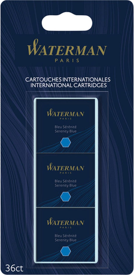 Aquarius-Tintenpatronen | Standardformat | Serenity Blue (Packung mit 36 Stück)