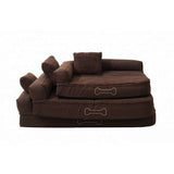 Orthopädisches Hundekissen Sun Garden Pallina 80x60x25 cm braun