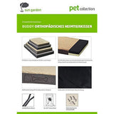 Sun Garden Buddy orthopädisches Hundekissen 72x50x8cm dunkelbraun