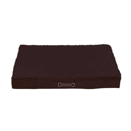Orthopädisches Hundekissen von Sun Garden Buddy, 79 x 60 x 8 cm, dunkelbraun