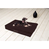 Orthopädisches Hundekissen von Sun Garden Buddy, 79 x 60 x 8 cm, dunkelbraun
