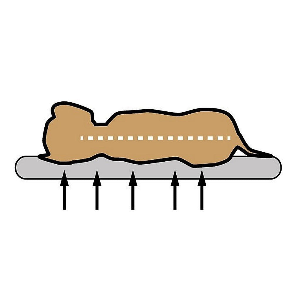 Sun Garden Popey orthopädisches Hundekissen 100x70x17cm grau meliert
