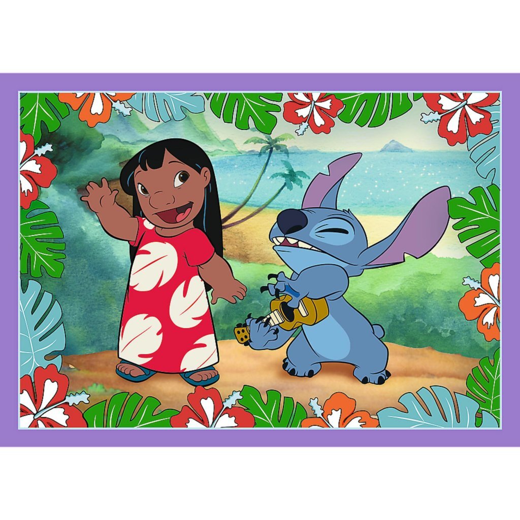 Trefl Disney Stitch 4in1 Puzzle 35-70 Stécker