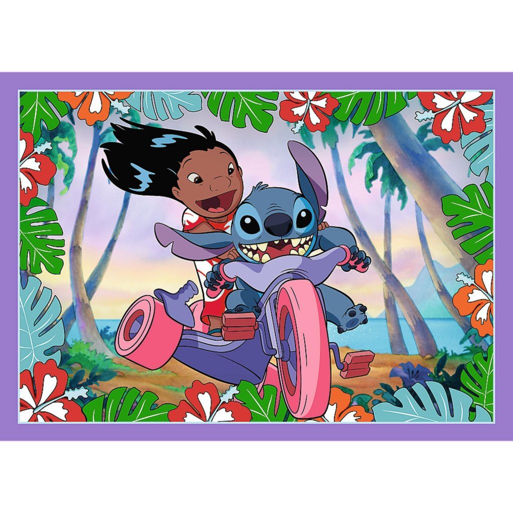 Trefl Disney Stitch 4in1 Puzzle 35-70 Stécker