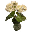 Mansion atmosphere kunstplant pelargonium wit 42cm