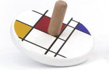 Bajo Holzkreisel Mondrian. 7x7x5,7 cm. 3