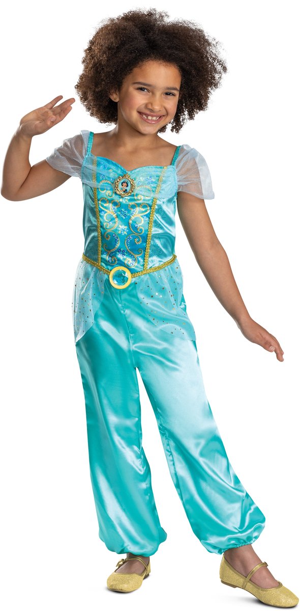Disney-Disguise – Jasmin-Kostüm für Kinder, klassisch, XS (3T-4T)