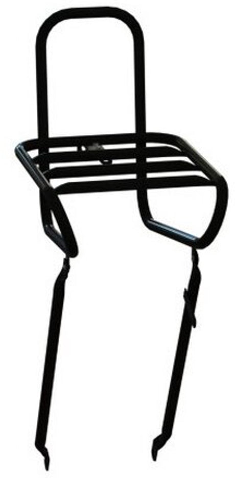 STECO -Vorderträger glatt 25 cm Kroonbout Matte Schwarz