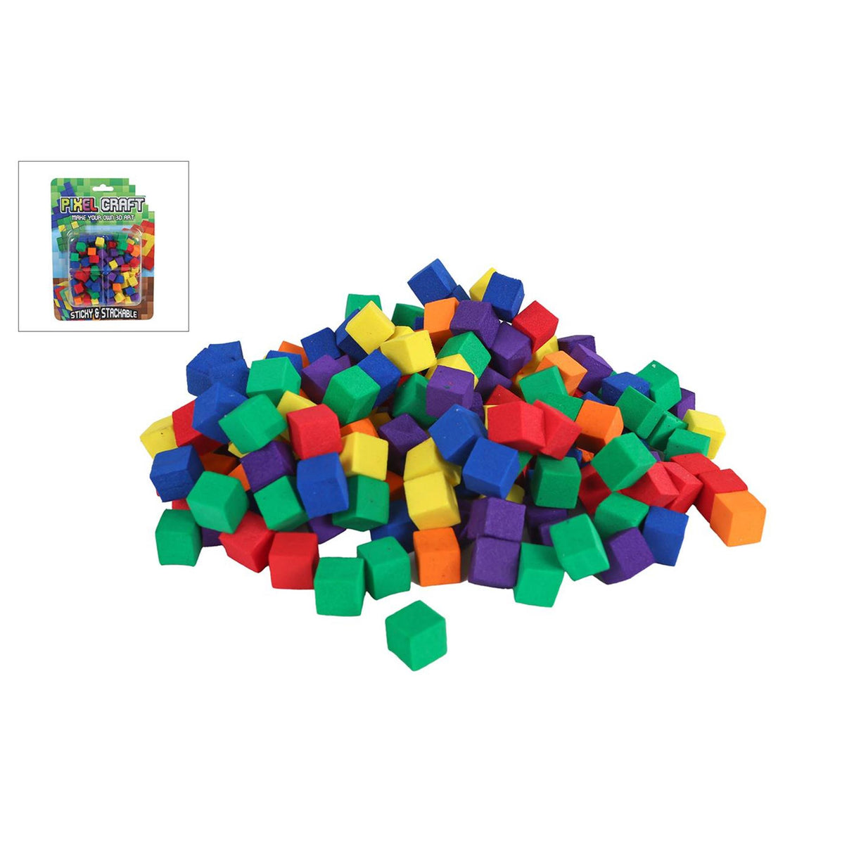 Pixel craft sticky craft art blokjes 150-delig