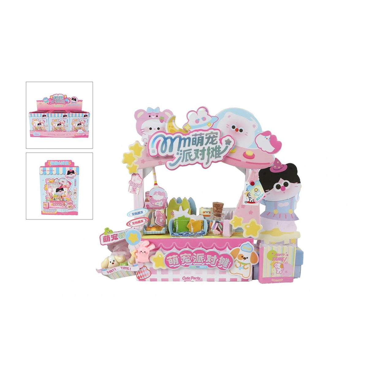 Kawaii knutselkraam dierenfeest 15,5cm