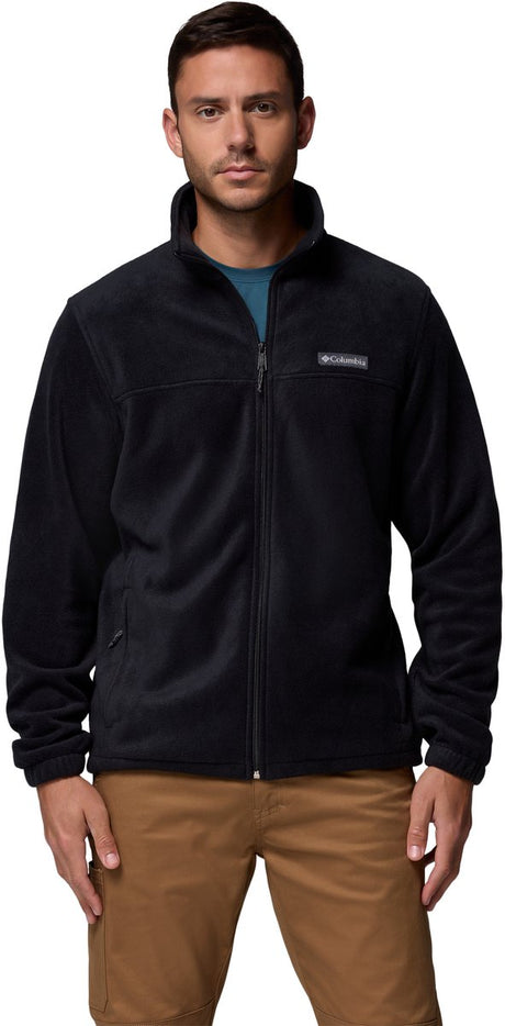Columbia Steens Mountain™ Full Zip 2.0 Fleecejacke Herren – Fleeceweste mit durchgehendem Reißverschluss – Größe S – Schwarz