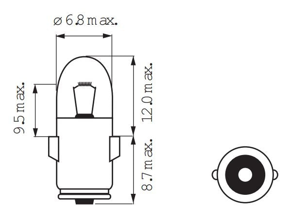 Bosma Lamp 6V 1.2W BA7S