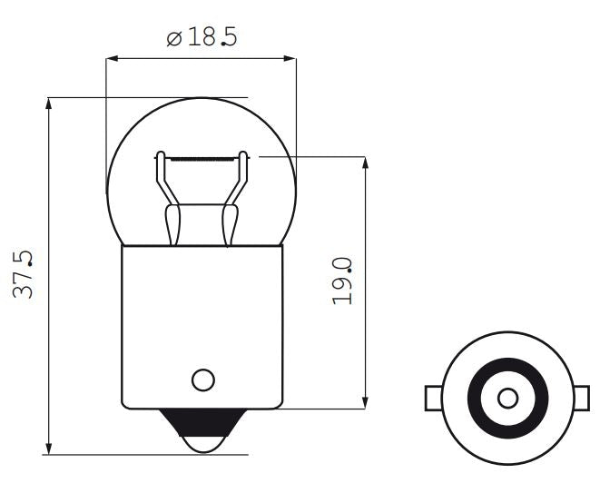 Lampada Bosma 6V-15W BA15S