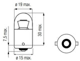 Lampada Bosma 12V-15W BA15S