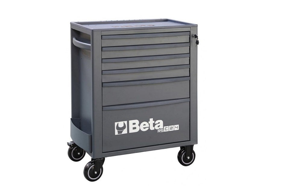 Beta Werkzeugwagen Anthrazit mit 6 Schubladen (74x955x45cm)