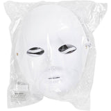 Creativ Firmenmaske, H: 22 cm, B: 17 cm, weiß, 10 Stück 1 Box