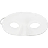 Creativ Firmenmaske, H: 9,5 cm, B: 18,5 cm, weiß, 10 Stück 1 Box