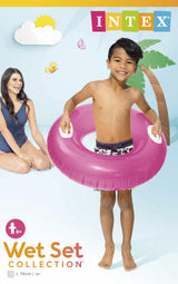 Intex Hi-Gloss Swimming Band-Pink