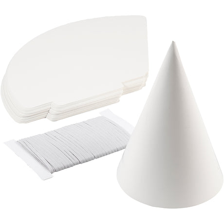 Creotime https: www.cchobby.nl cone-h-23-cm-d-16-5-cm-230-gr-white-50-piece-1-box