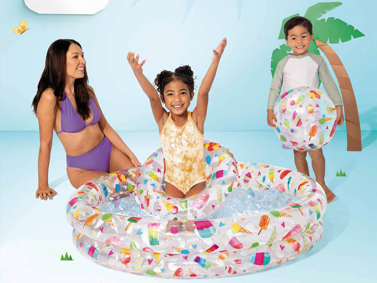 Just so fruity swimming pool set