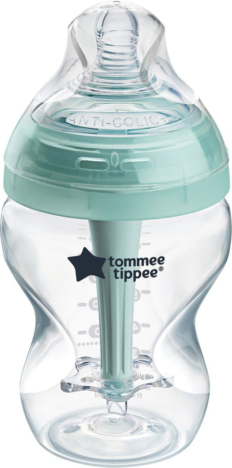 Tommee Tippee Advanced Anti-Kolik-Babyflasche – Set mit 1 x 260 ml Babyflasche – niedrige Durchflussrate 0 m+