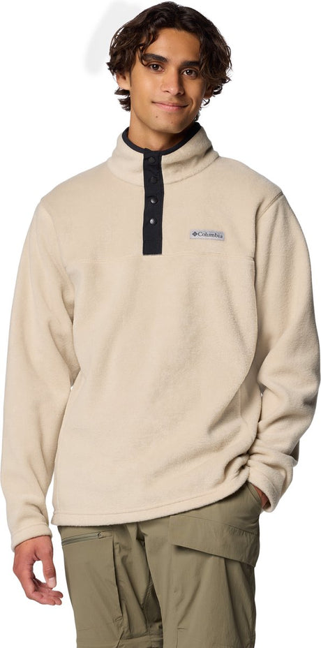 Columbia Steens Mountain™ Half Snap II Herren-Outdoor-Pullover – Ancient Fossil, Schwarz – Größe XL