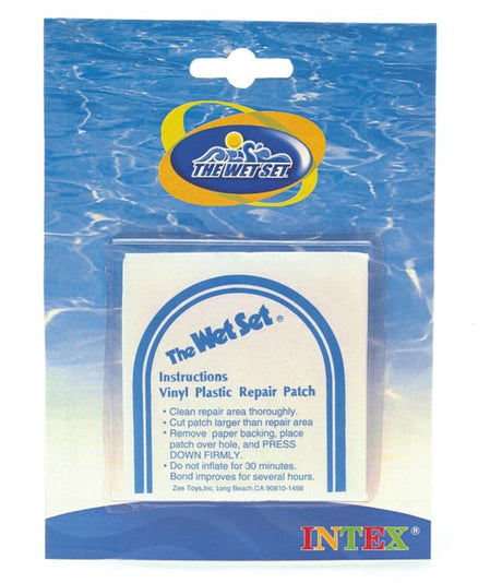 Intex Reparaturfolien 6 Stück Vinyl 7x7cm pro Folie, selbstklebend.