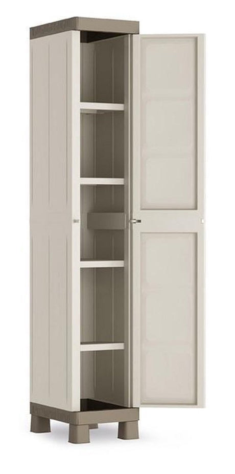 Kis Excellence Aufbewahrungsschrank 1 Tür – 33 x 182 x 45 cm – beige Sand