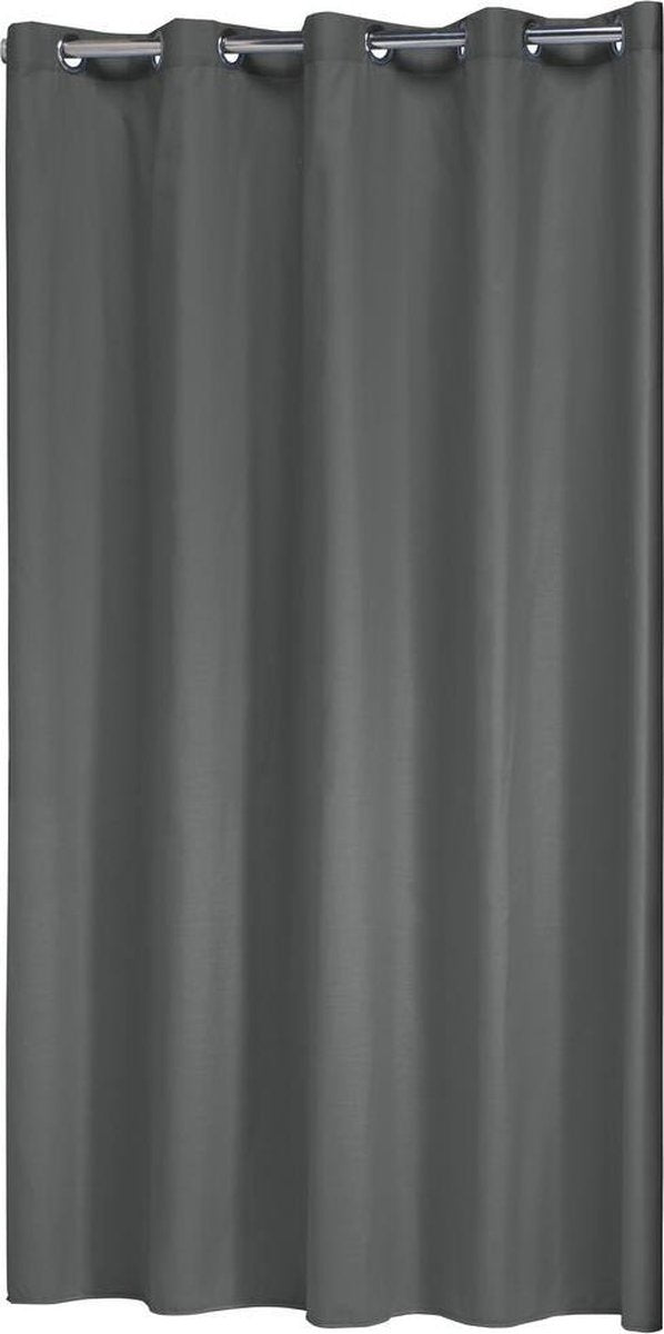 Dichtungsfell Duschvorhang Coloris 180x200 cm grau