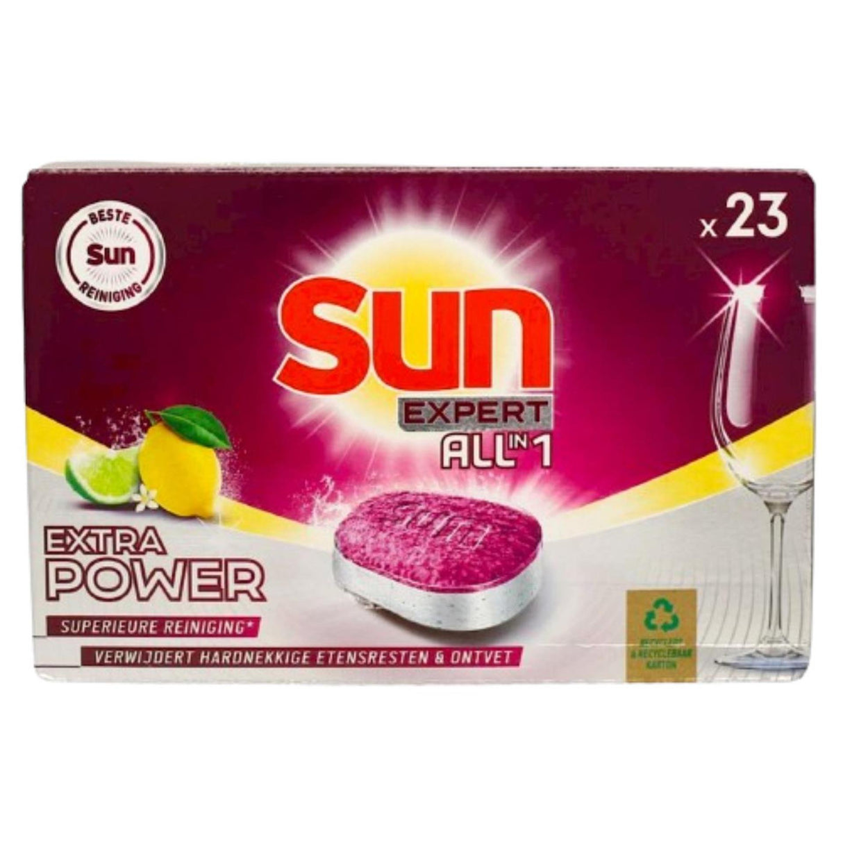 Sun Spülmaschinentabs Power Zitrone 23 Stück
