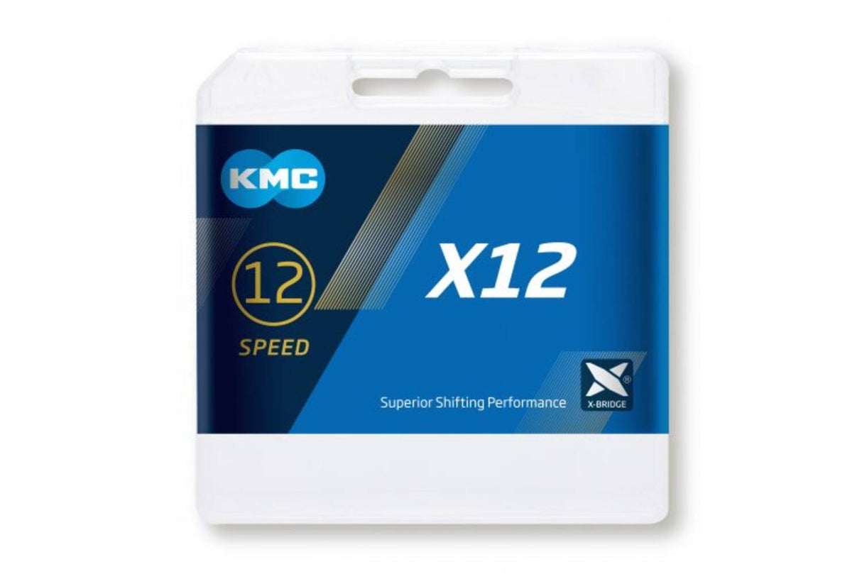 KMC X12 Catena per biciclette 126 argento nero