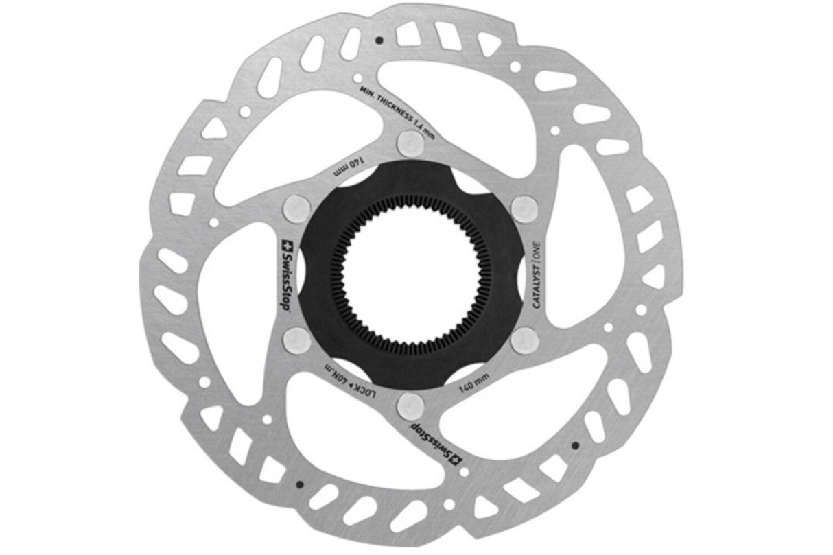 Swissstop - Bremsscheibe Katalysator ein Centerlock 140 mm