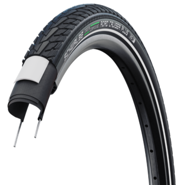 Schwalbe Motion Road Cruiser Plus 28x1,40 (37-622) Wired Active Line Grün Schwarz+Reflex
