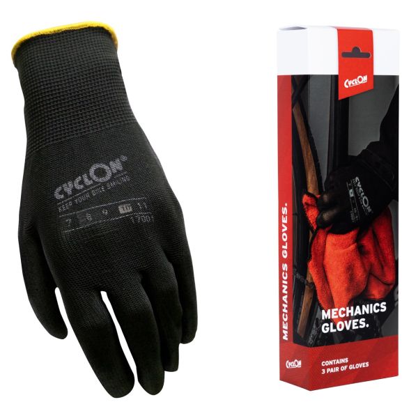 Cyclon -Montagehandschuhe M10 - Gelb (3 Paare)