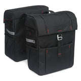 Vigo Double - Sporty Double Bicycle Bag, schwarz
